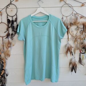 Women Lululemon Swiftly Tech Short Sleeve 2.0 Tidal Teal